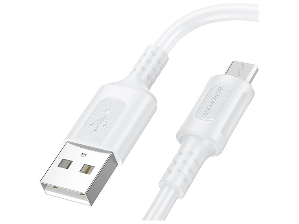 Кабель USB Borofone BX111 мicro 2.4A Колір Білий