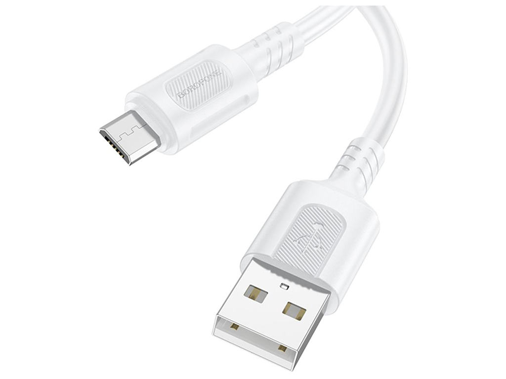 Кабель USB Borofone BX111 мicro 2.4A Колір Білий