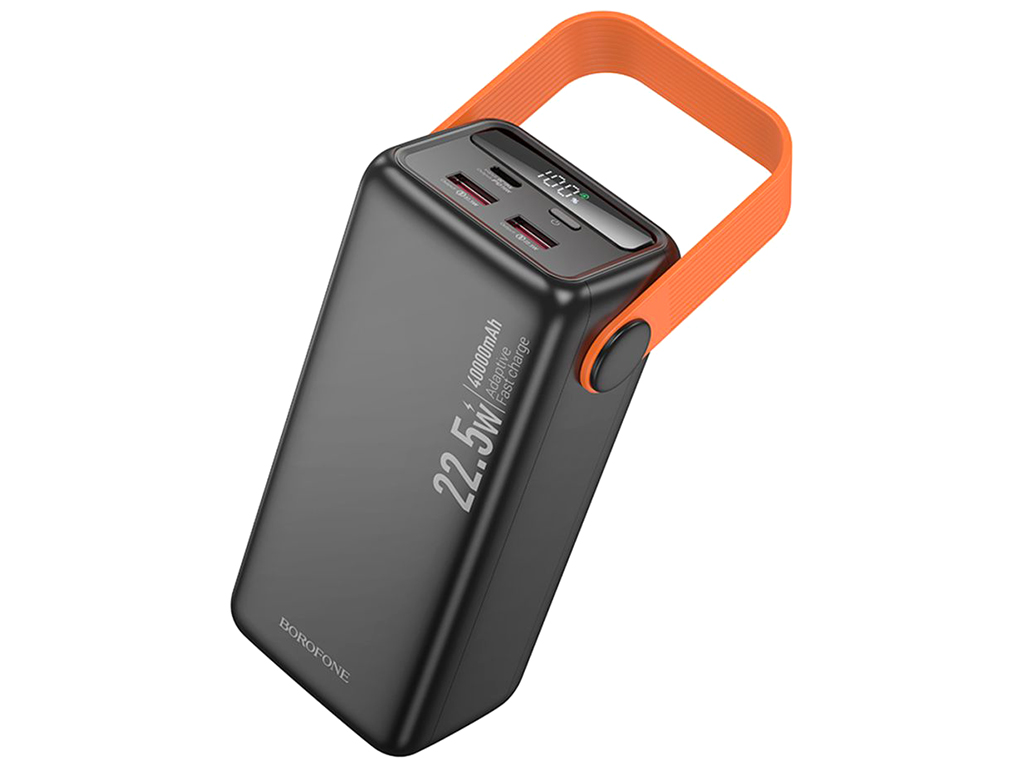 Универсальная мобильная батарея Power Bank Borofone BJ66 Magnifico 22.5W+PD20 40000mAh, цвет черный