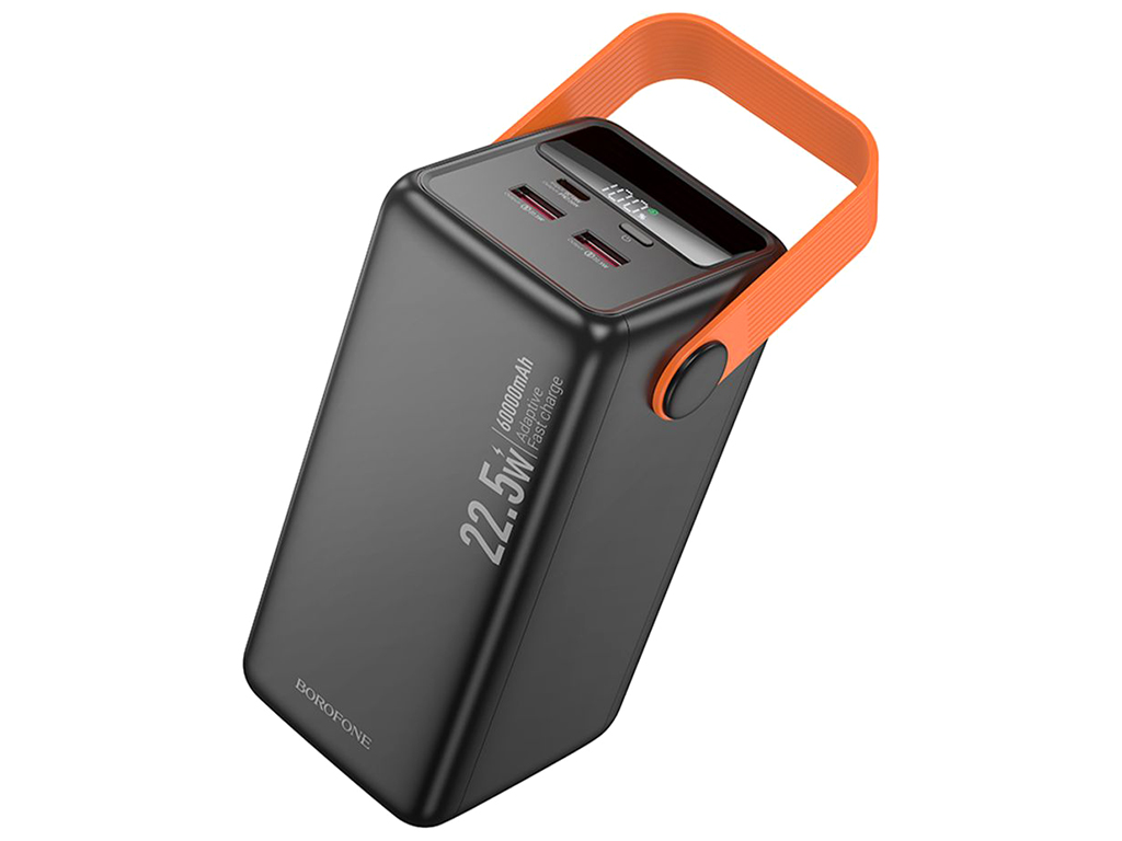 Универсальная мобильная батарея Power Bank Borofone BJ66B Magnifico 22.5W+PD20 60000mAh, цвет черный