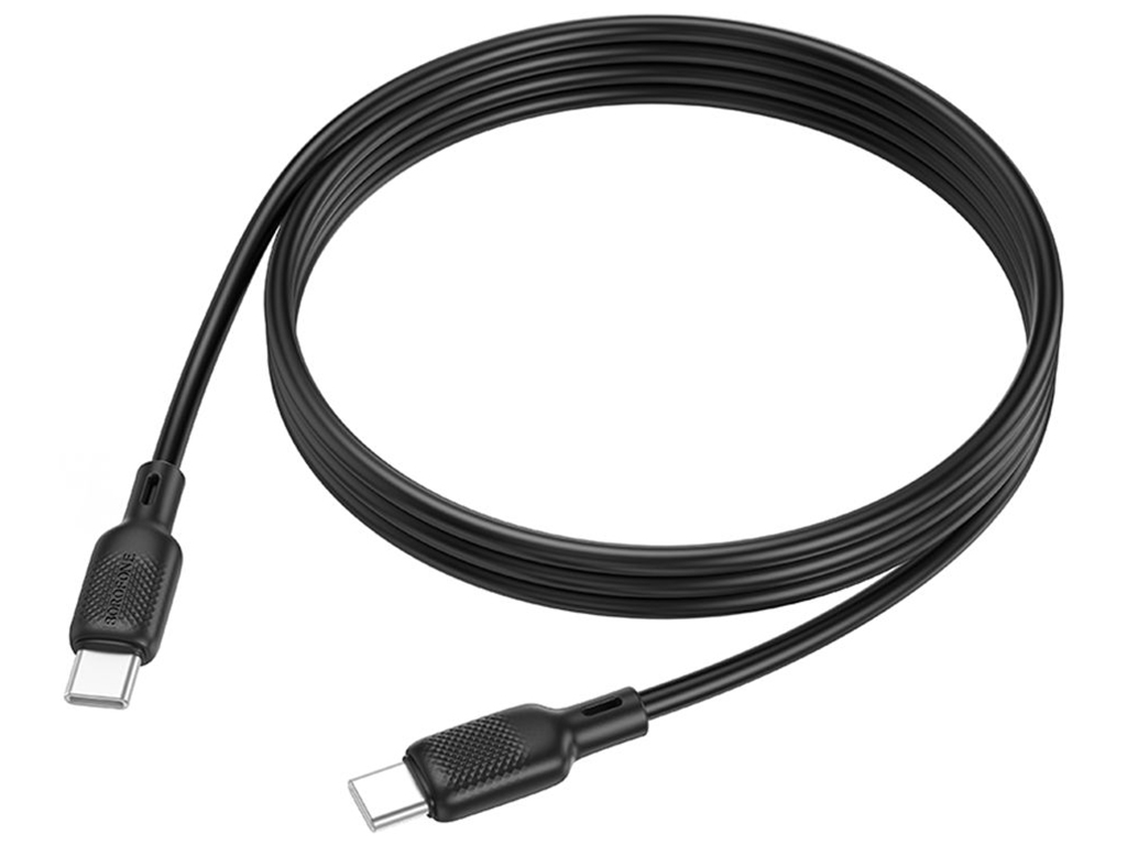 Кабель USB Borofone BX113 Silicone Type-C to Type-C 60W Цвет Черный