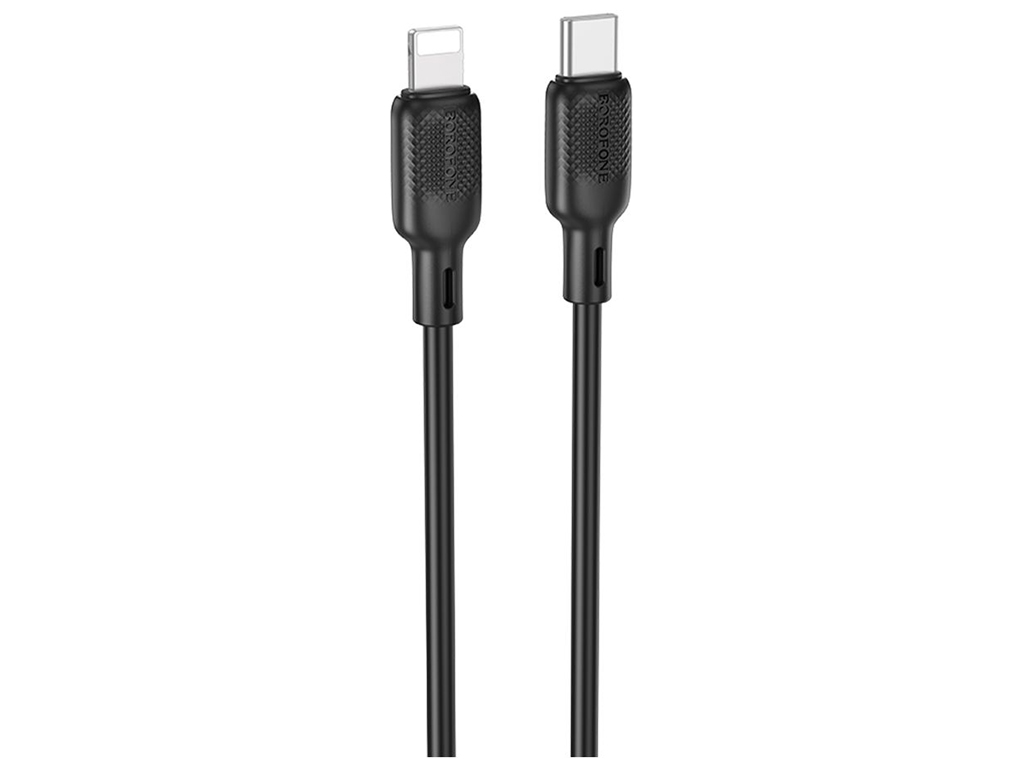 Кабель USB Borofone BX113 Silicone Type-C to Lightning PD27W 3м Цвет Черный