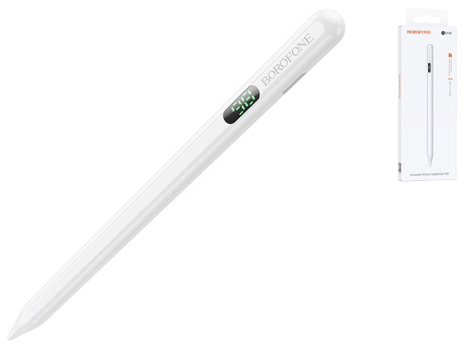 Стилус Borofone BG100 Universal Active Capacitive Pen Цвет Белый
