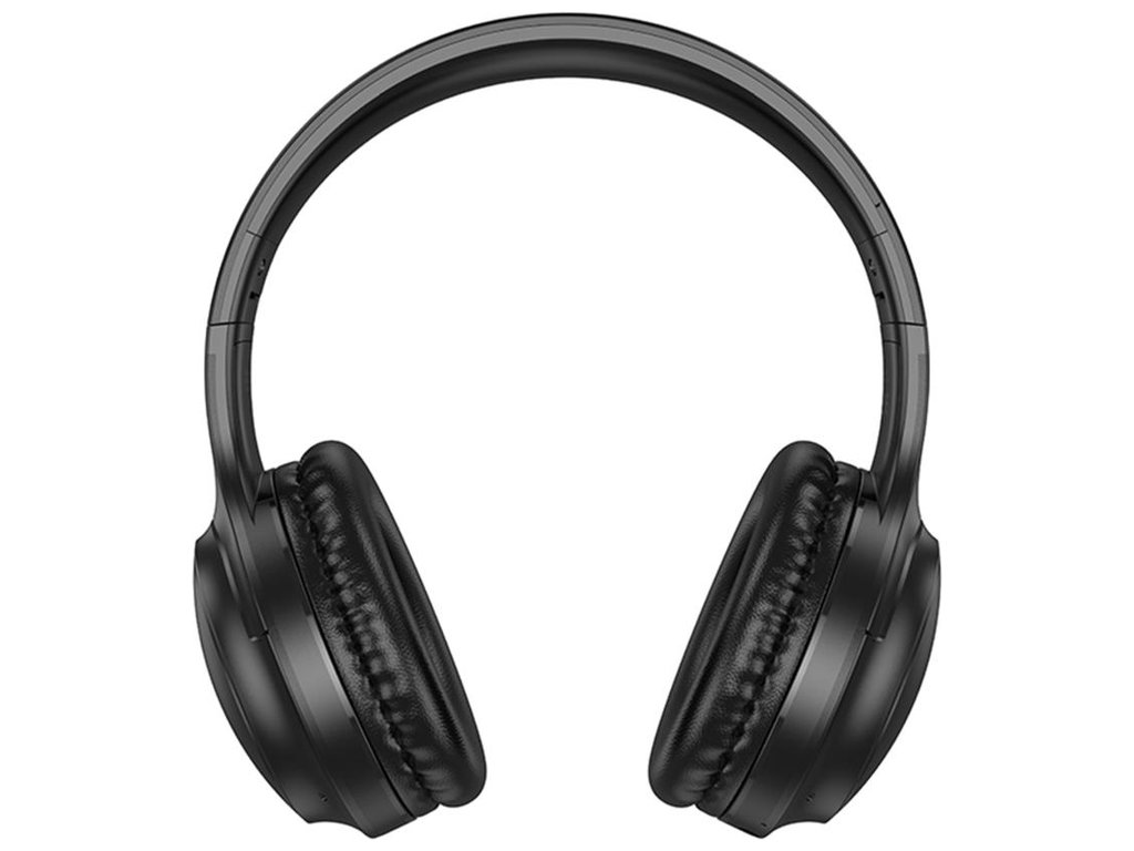 Bluetooth стерео гарнітура Borofone BO29, складні, bluetooth 5.4, type‑c/aux, 200mAh, колір чорний