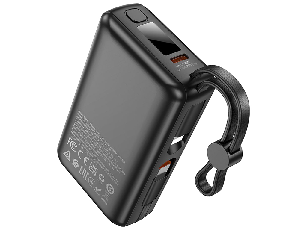 Універсальна мобільна батарея Power Bank Borofone BJ70, 10000mAh, колір чорний