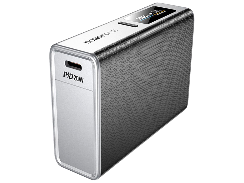 Універсальна мобільна батарея Power Bank Borofone BJ72 Energy 22.5W+PD20W 10000mAh, колір сірий