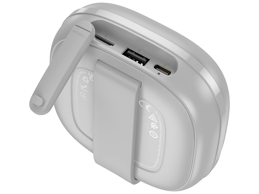 Колонка Borofone BR47, 5Вт, Bluetooth 5.4, 500mAh, Type-C, пластик, 107×102×41мм, цвет серый