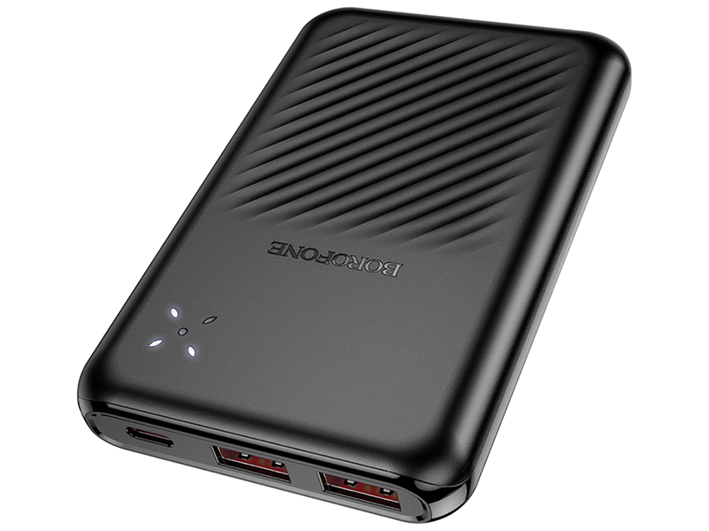 Універсальна мобільна батарея Power Bank Borofone BJ30 Starlight 22.5W+PD20W 10000mAh, колір чорний