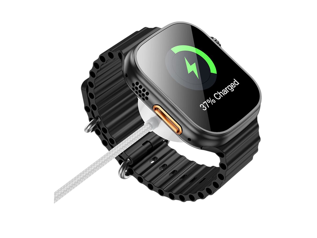 Бездротовий зарядний пристрій Borofone BQ37 для iWatch/SAMSUNG, білий