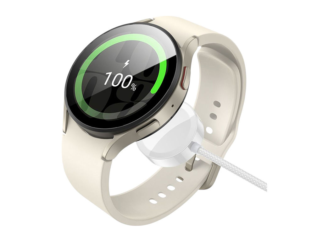 Бездротовий зарядний пристрій Borofone BQ37 для iWatch/SAMSUNG, білий