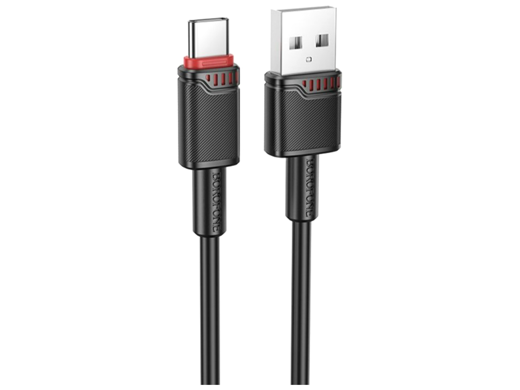 Кабель USB Borofone BX110 Type-C 3A, 1м, цвет черный