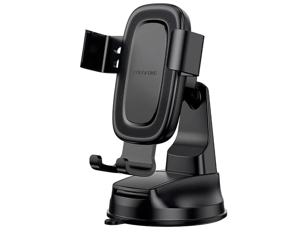 Автодержатель Borofone BH130, для смартфона, диагональ 6,1–7,0 дюйма, пластик, силикон, цвет черный