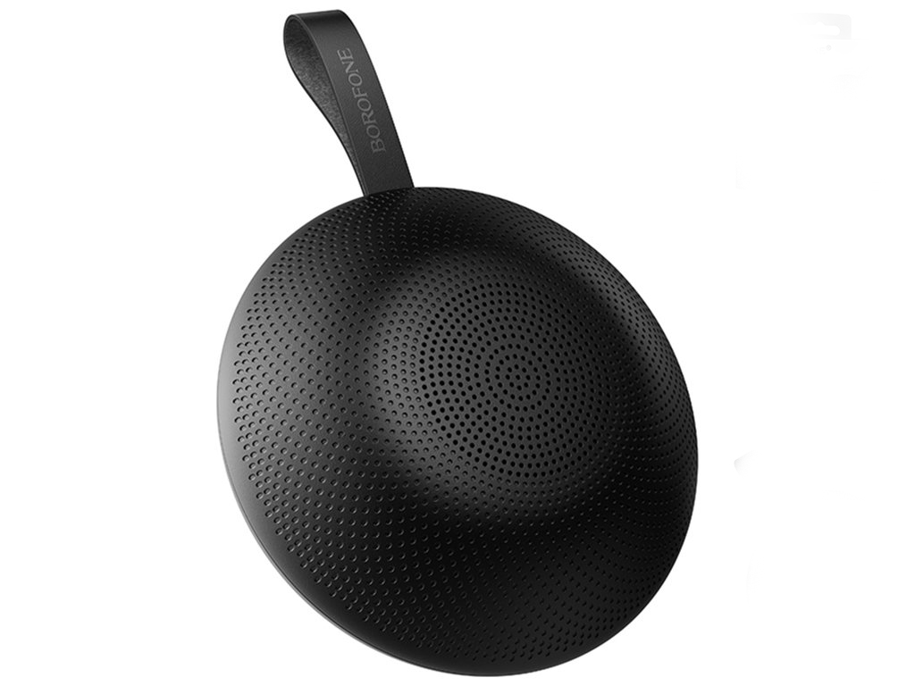 Колонка Borofone BR48, 5Вт, Bluetooth 5.4, 1200mAh, Type-C, пластик, 105×105×55мм, цвет черный