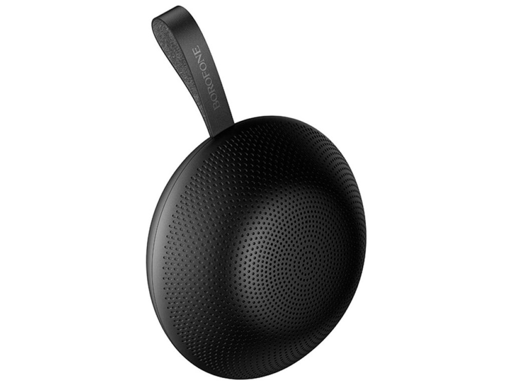 Колонка Borofone BR48, 5Вт, Bluetooth 5.4, 1200mAh, Type-C, пластик, 105×105×55мм, цвет черный