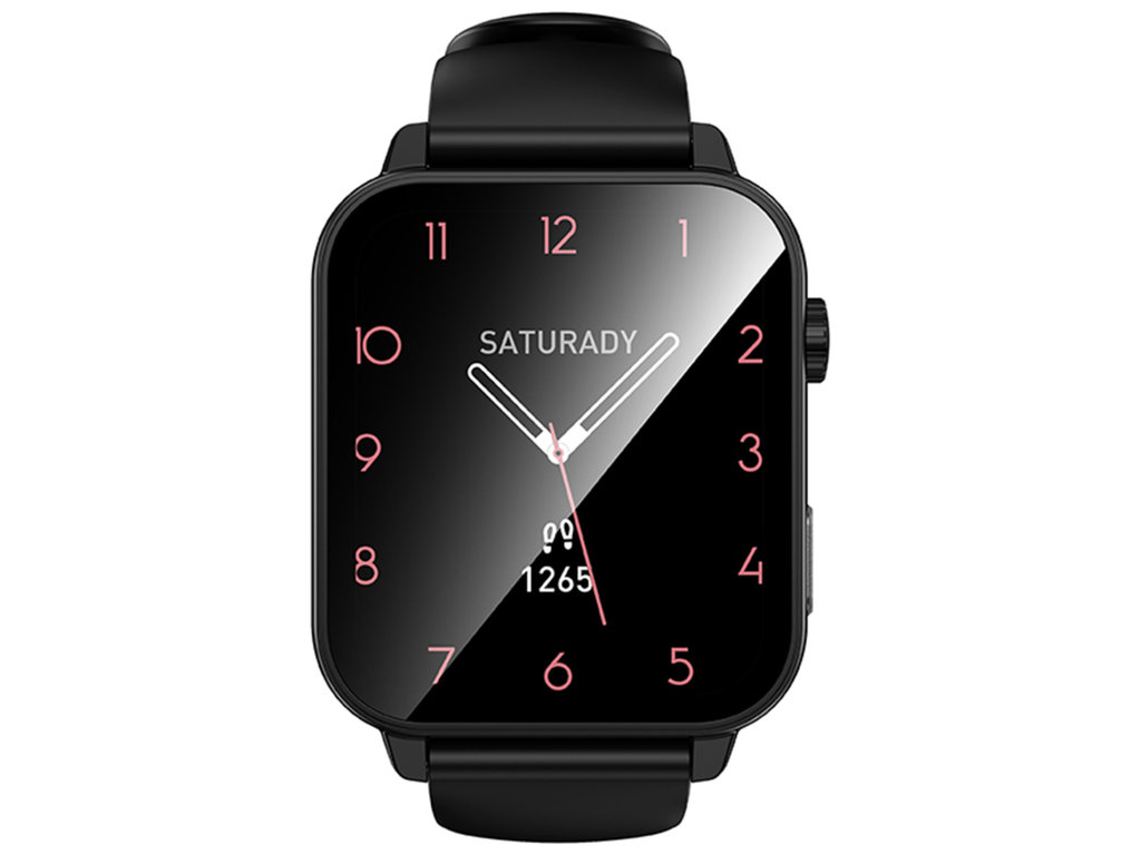 Смарт-часы Borofone BD15, Bluetooth 5.3, TFT дисплей, ABS пластик, силикон, 220×70×30мм, цвет черный