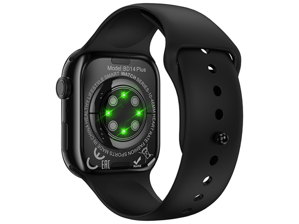 Смарт-годинник Borofone BD14 Plus, Bluetooth 5.3, 180мАч, TFT дисплей, цинковий сплав, 220×70мм