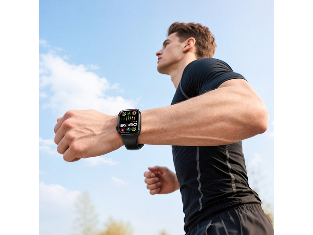 Смарт-годинник Borofone BD14 Plus, Bluetooth 5.3, 180мАч, TFT дисплей, цинковий сплав, 220×70мм