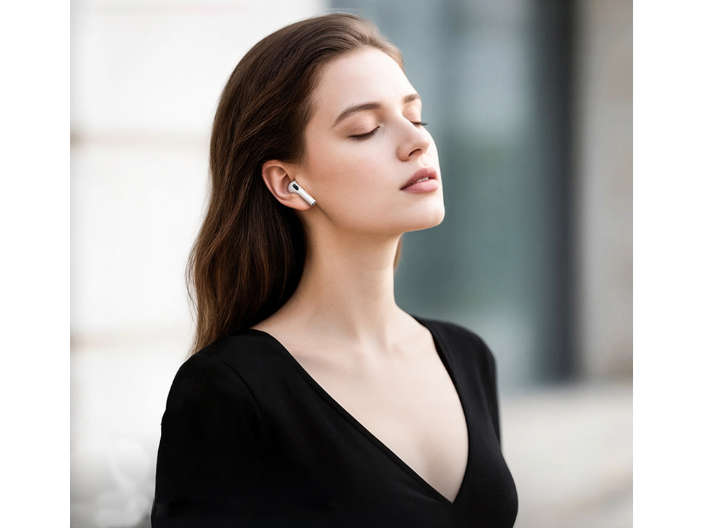 Бездротові навушники Hoco EQ33 Bluetooth 5.4 TWS, сенсор, чохол 300 мА·год, Type-C, чорні