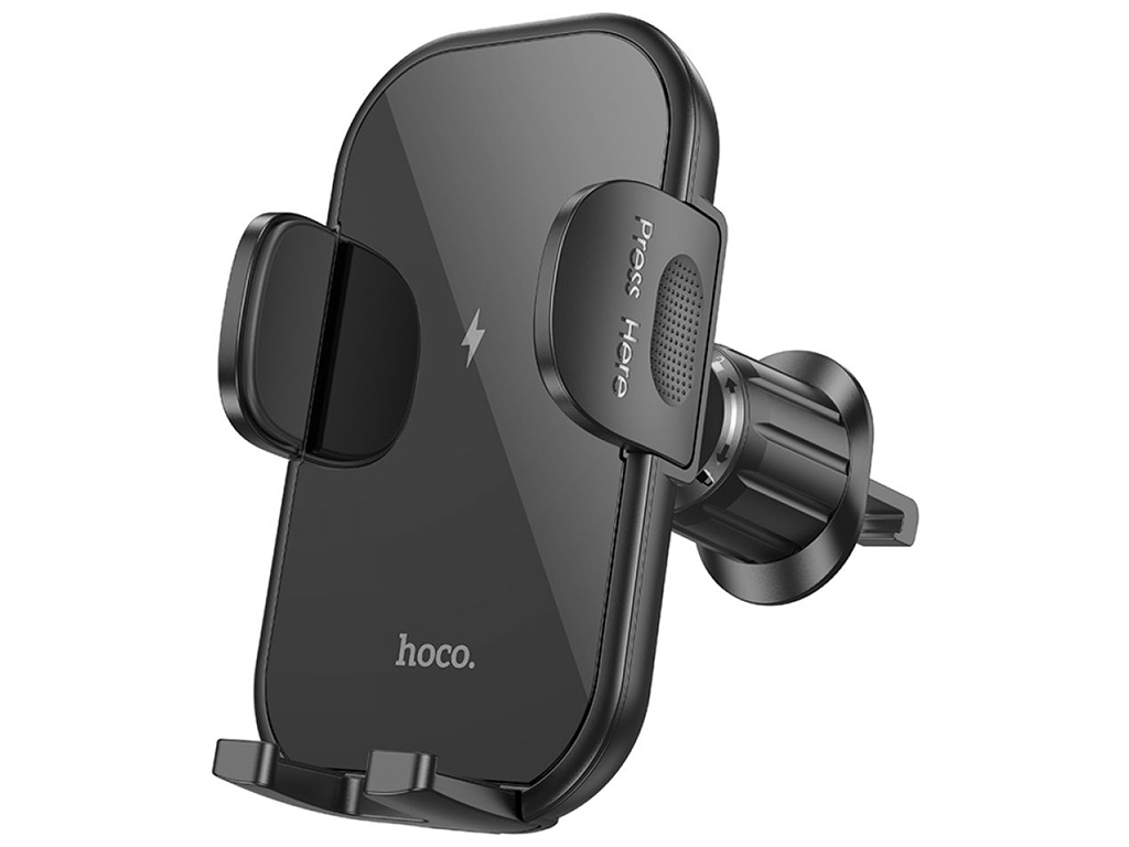 Автодержатель Hoco HW4 Wireless 15W Цвет Черный