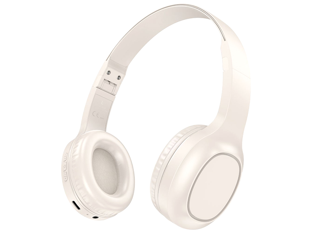 Блютуз стерео гарнитура Hoco W46, Цвет Белый