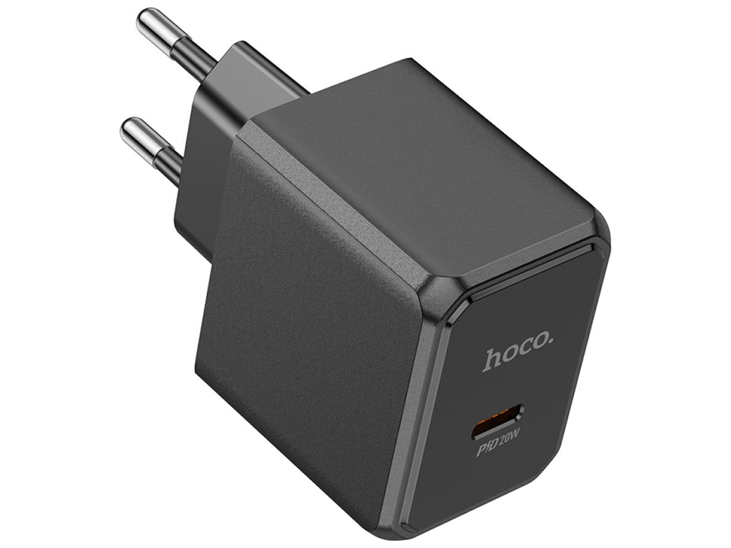 Сетевое Зарядное Устройство Hoco CS13A 1USB-C PD/QC 20W Цвет Черный