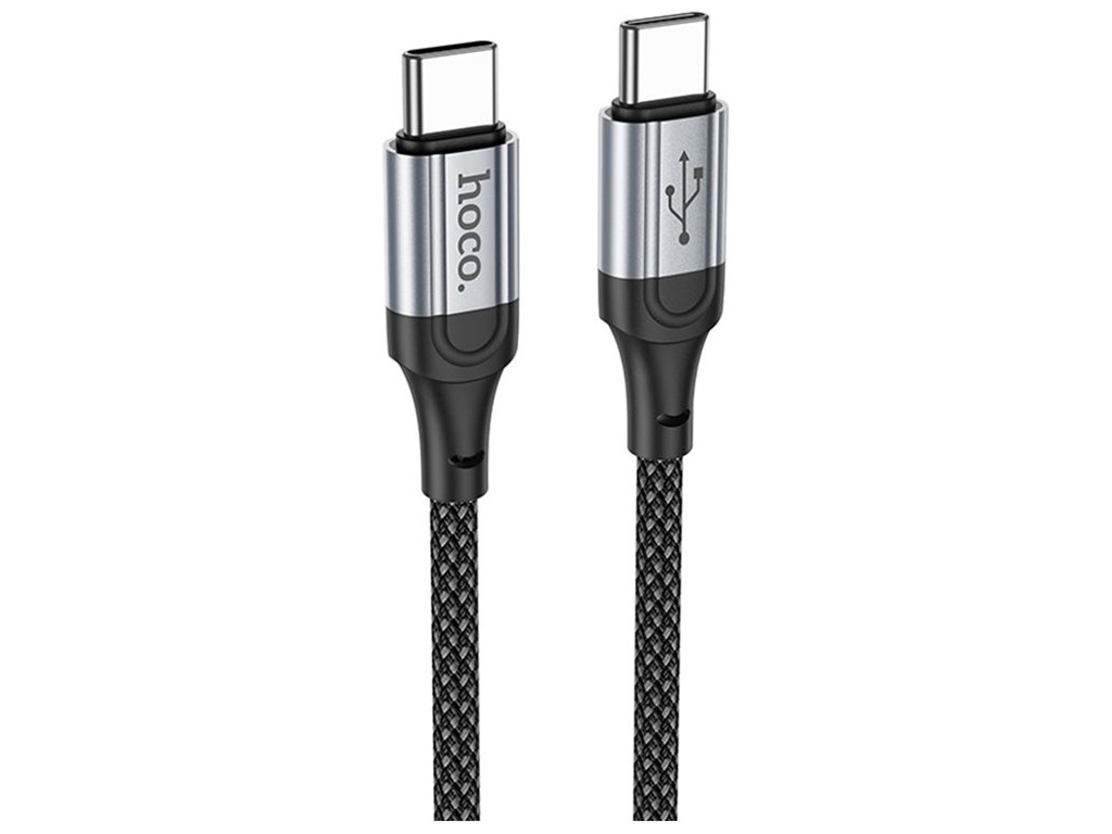Кабель USB Hoco X102 Type-C to Type-C 60W Цвет Черный