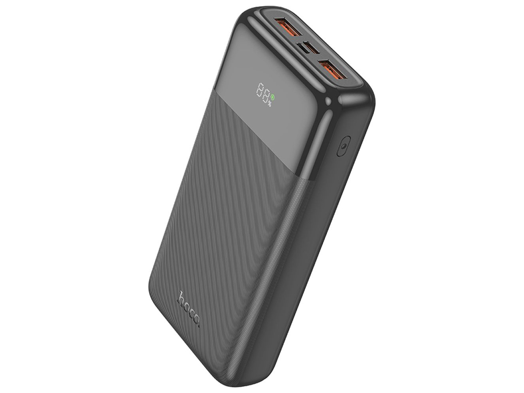 Power Bank Hoco J121A Fast 22.5W+PD20W fully compatible with digital display 20000 mAh Цвет Черный