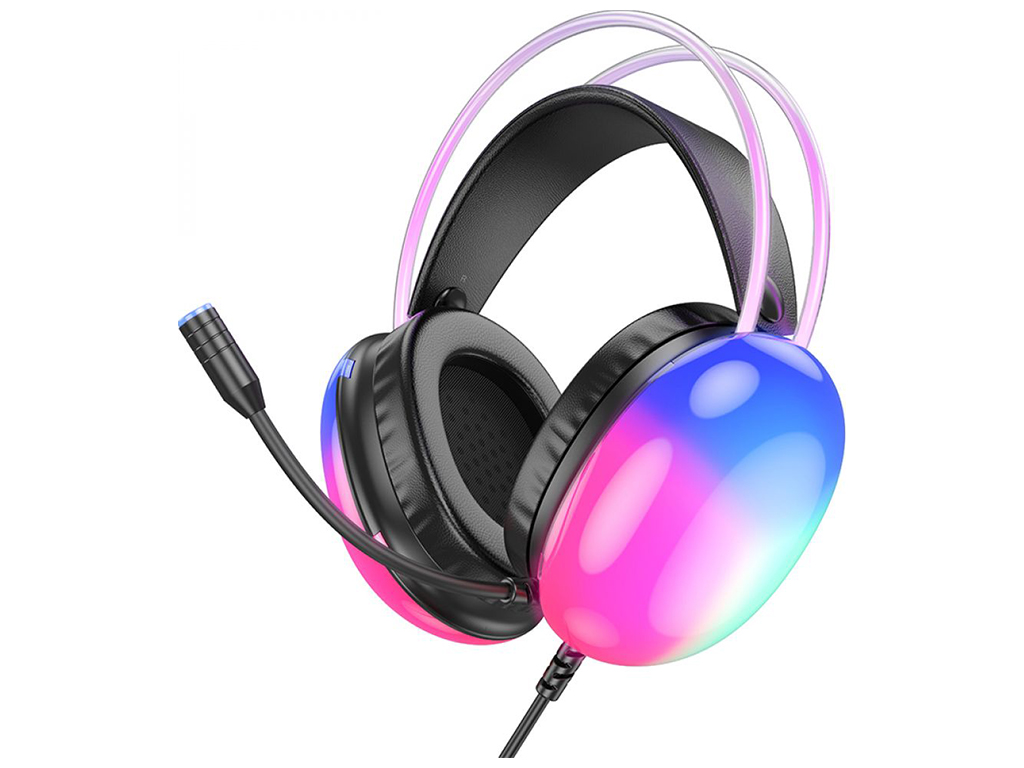 Игровые Наушники Hoco W109 Rich Цвет Черный