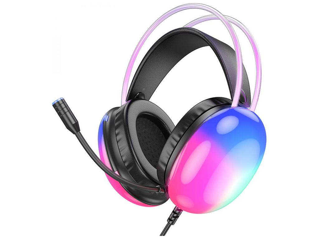 Ігрові Навушники Hoco W109 Plus Rich USB7.1 channel Колір Чорний