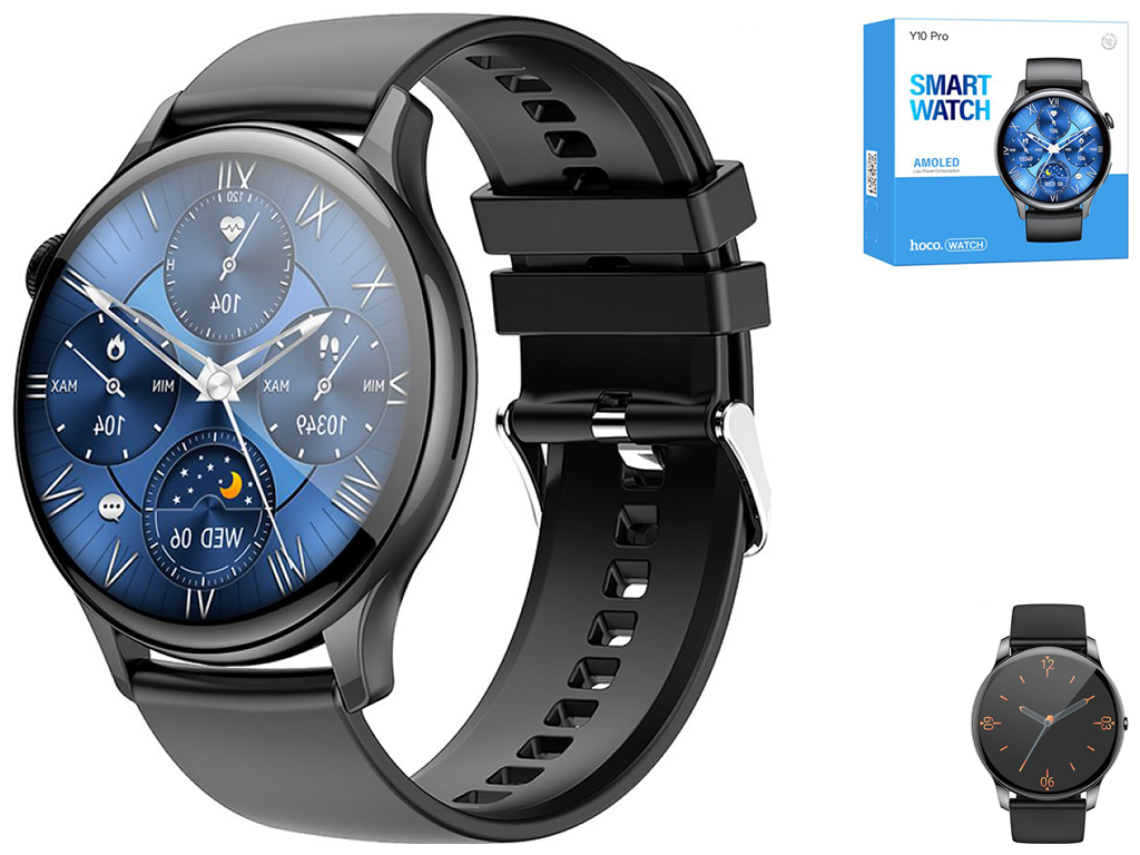Смарт Годинник Hoco Y10 Pro AMOLED Колір Чорний