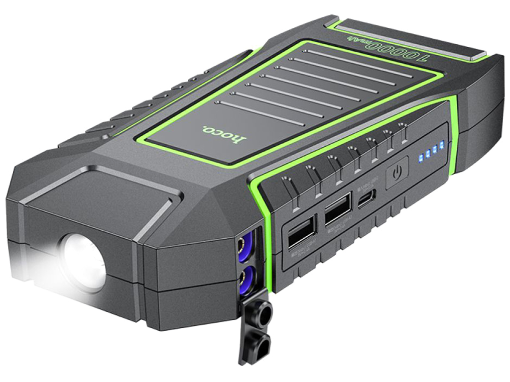 Универсальная мобильная батарея Hoco QS1 Jump Starter/Power Bank(10000mAh), Цвет Черный