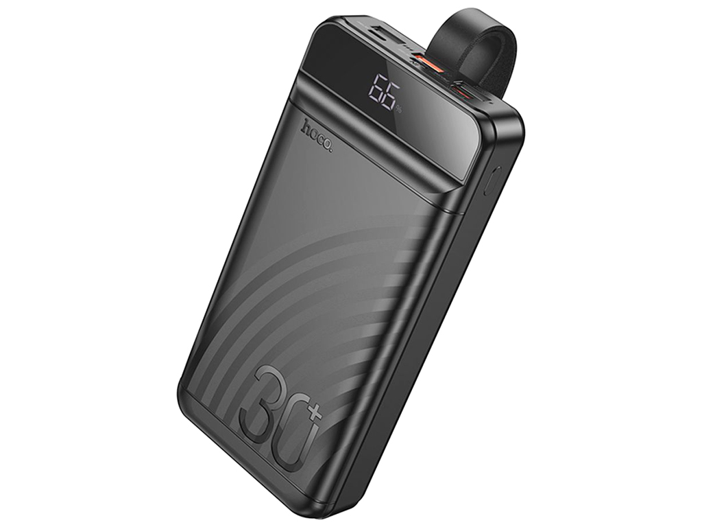 Універсальна мобільна батарея Power Bank Hoco J123B Element 22.5W+PD20W, 30000mAh, колір чорний