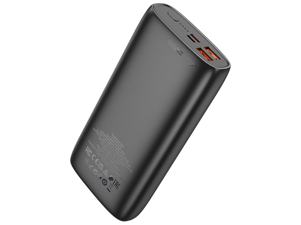 Універсальна мобільна батарея Power Bank Hoco J122A Respect 22.5W+PD20W 20000 mAh Колір Чорний