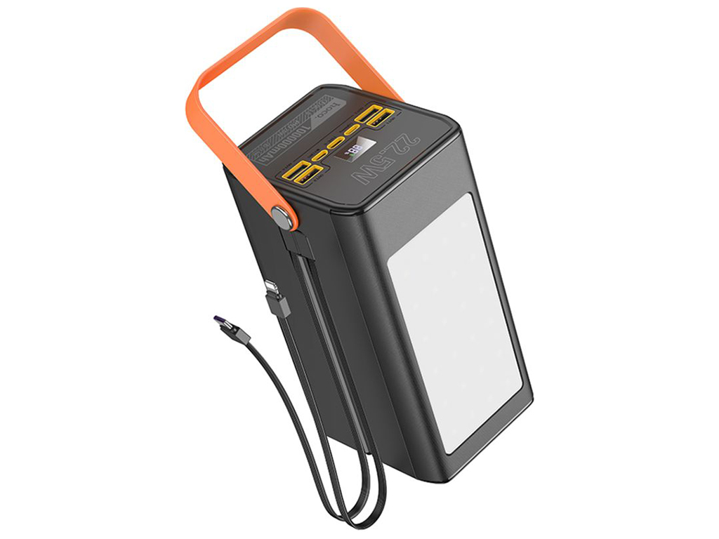 Power Bank Hoco DB49 Action 22.5W fully compatible with light 100000 mAh Цвет Черный
