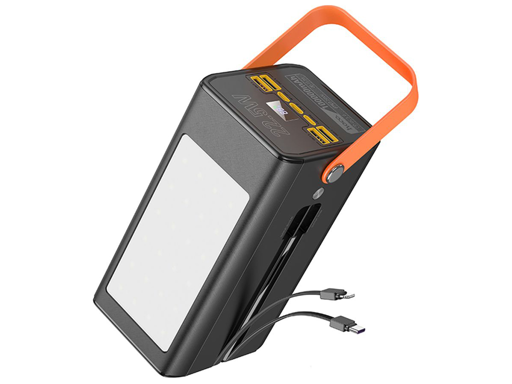 Power Bank Hoco DB49 Action 22.5W fully compatible with light 100000 mAh Цвет Черный
