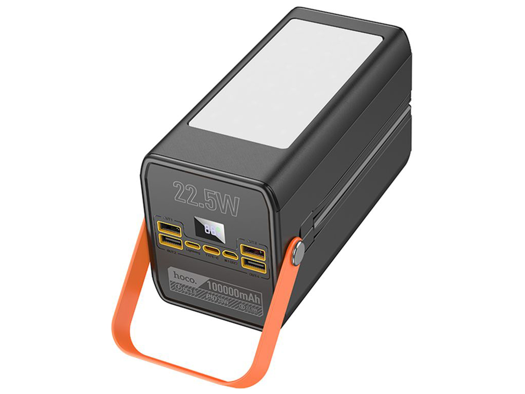 Power Bank Hoco DB49 Action 22.5W fully compatible with light 100000 mAh Цвет Черный