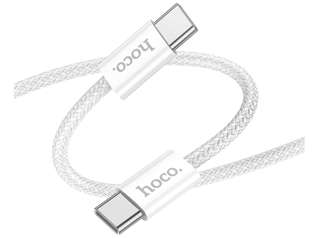 Кабель USB Hoco X104 Source 60W Type-C to Type-C Цвет Белый