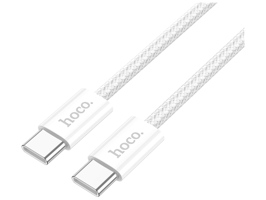 Кабель USB Hoco X104 Source 60W Type-C to Type-C Цвет Белый
