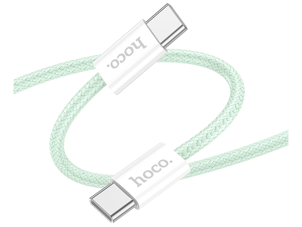 Кабель USB Hoco X104 Source 60W Type-C to Type-C Колір Зелений