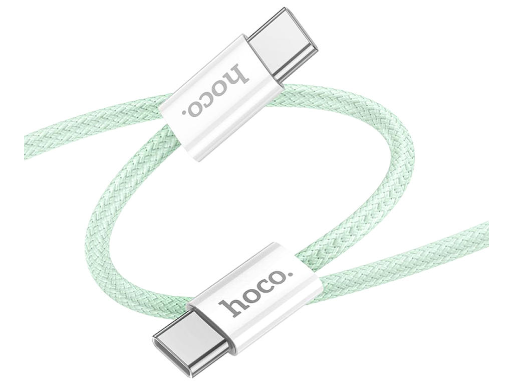 Кабель USB Hoco X104 Source 60W Type-C to Type-C 2м Цвет Зеленый