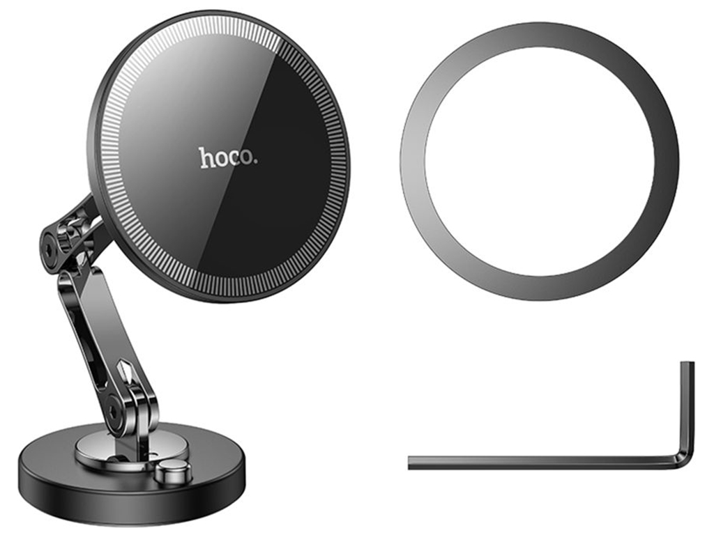 Автотримач Hoco H50 Magnetic Ring Колір Сiрий
