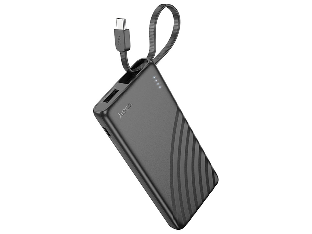 Power Bank Hoco J129 Nature with cable(USB-C) 5000mAh Цвет Черный