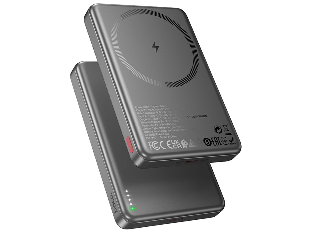 Універсальна мобільна батарея Power Bank Hoco Q26A Joy PD20W magnetic fast charging 10000mAh Колір М