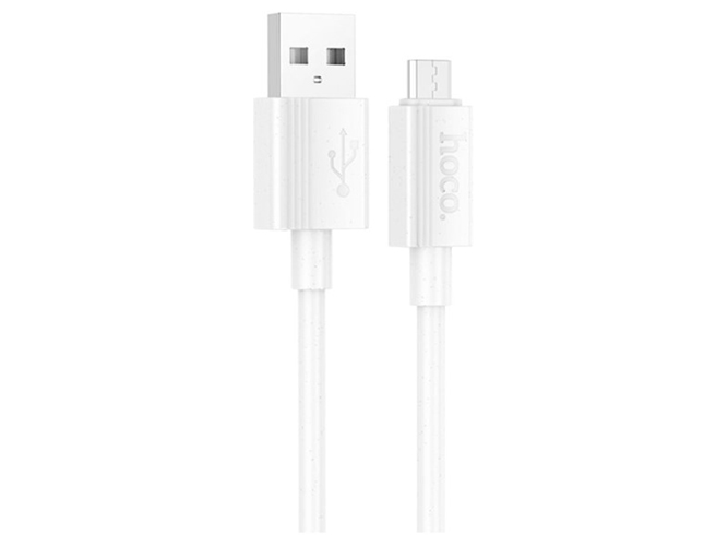 Кабель USB Hoco X107 мicro 2.4A Колір Бiлий