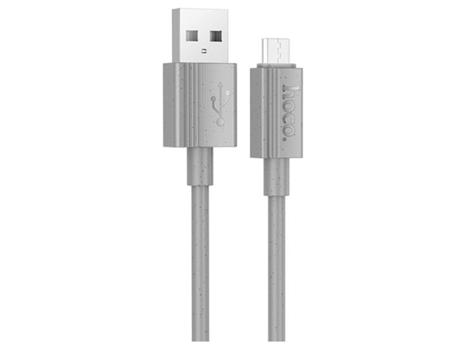 Кабель USB Hoco X107 мicro 2.4A Колір Сірий