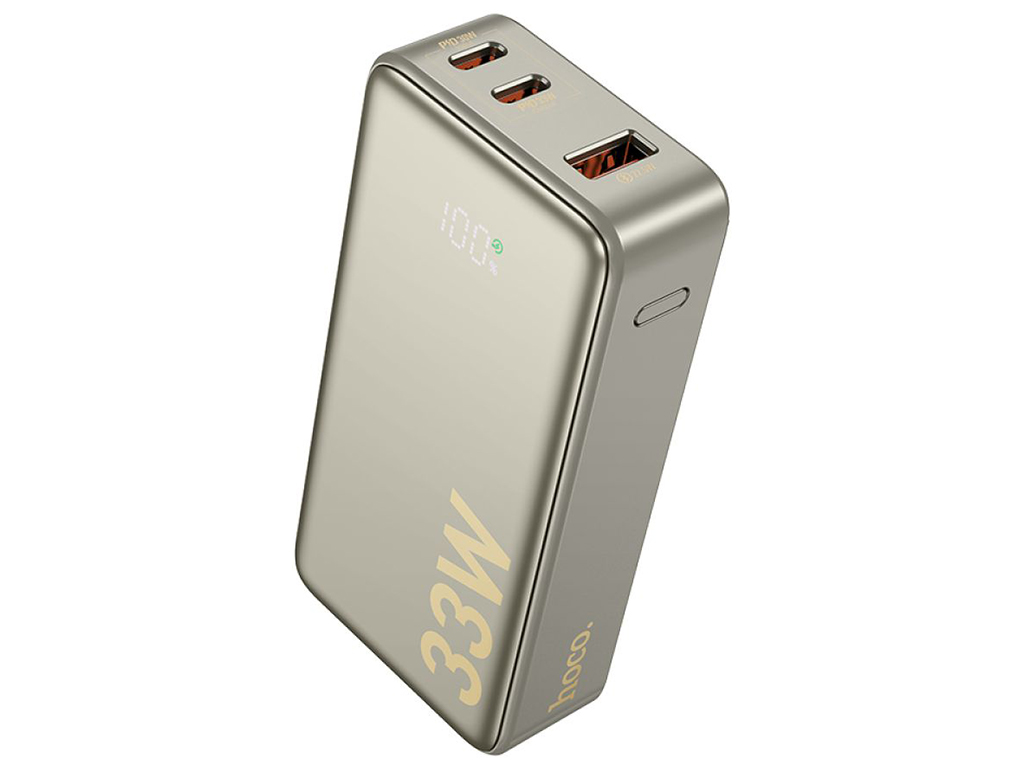 Power Bank Hoco Q27 Jewel 33W 10000mAh Цвет Титановое золото