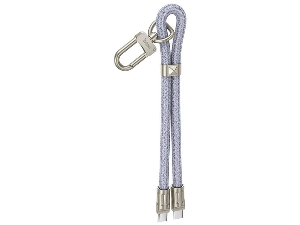 Кабель USB Hoco GH5 Type-C to Type-C 60W 0.22m Колір Синiй