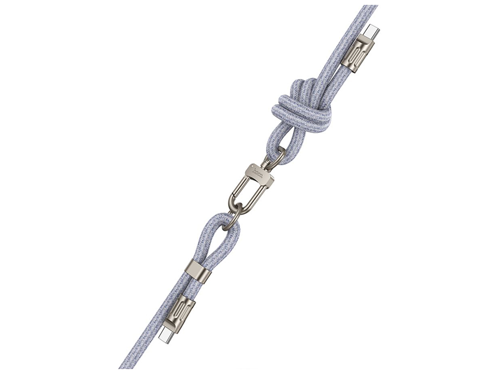 Кабель USB Hoco GH7 Type-C to Type-C 60W 1.8м Колір Синiй