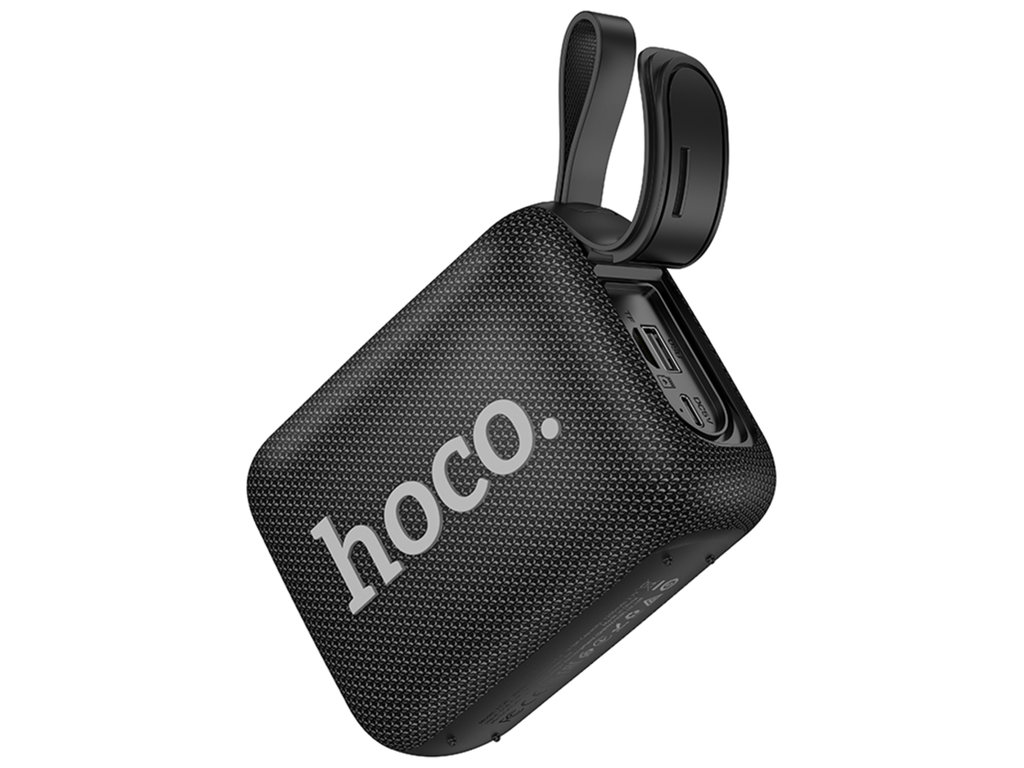 Колонка Hoco HC28, 8Вт, Bluetooth 5.4, 1200mAh, Type-C, ABS пластик, 125×95×54мм, цвет черный