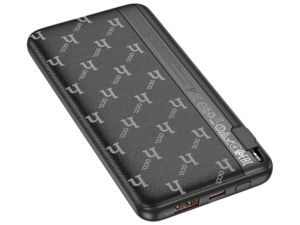 Power Bank Hoco Q29 Nobility 22.5W+PD20W with cable(iP) 10000mAh Цвет Черный